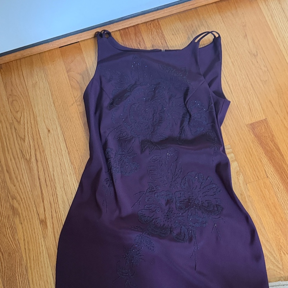 Elegant Purple Sleeveless Dress size 6
